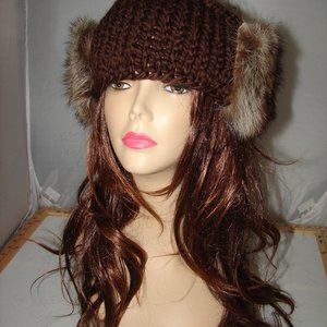 NEW Real fox fur headband